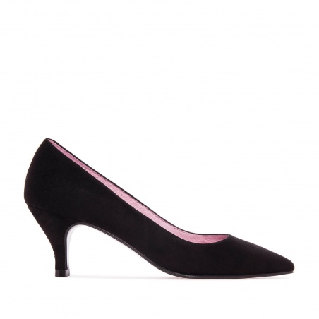 Buy Vintage 80s Ferragamo Shoes Black Suede Lizard Pump Mid Heel Size 9.5  AAA 9 1/2 Online in India - Etsy