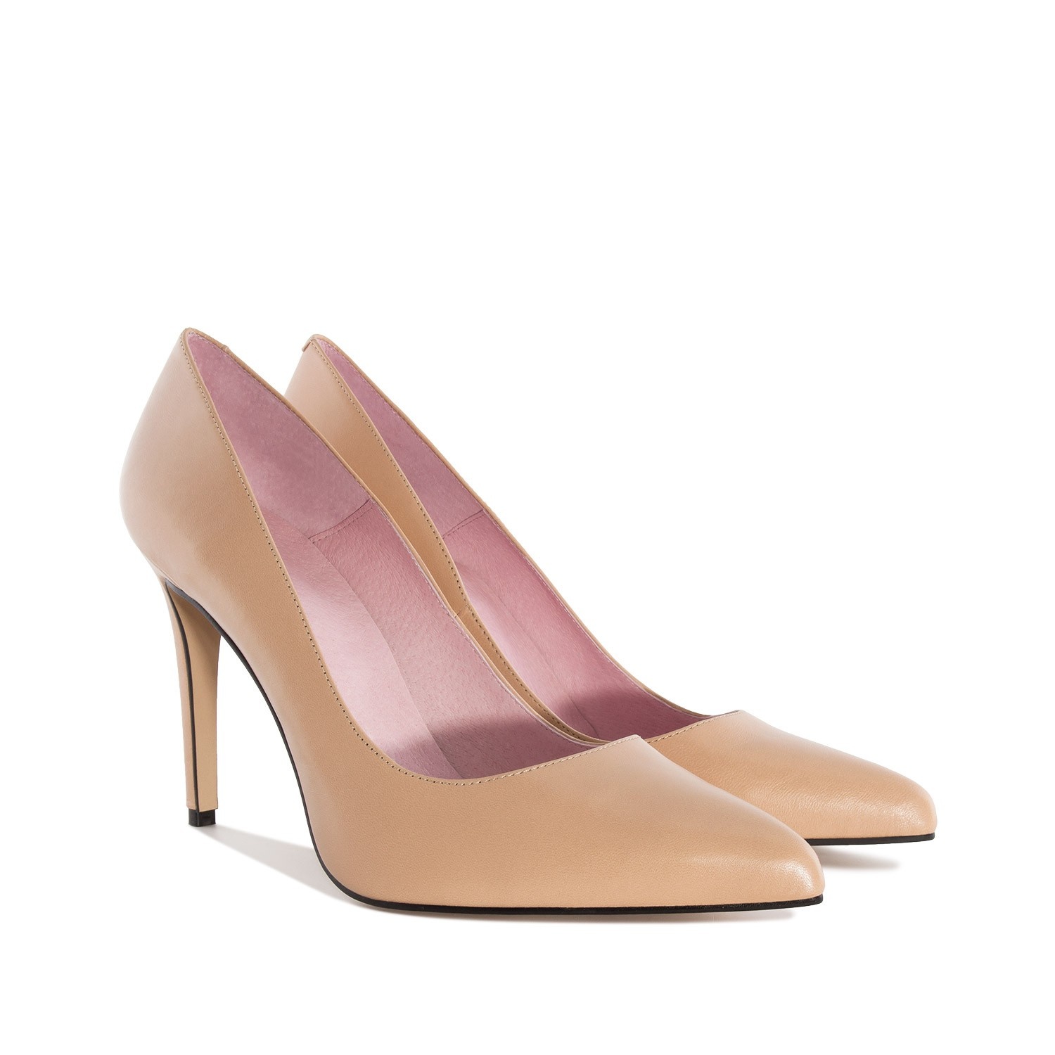 Nude suede best sale high heels