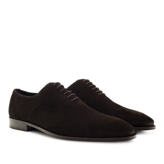 Mens black clearance suede oxford shoes