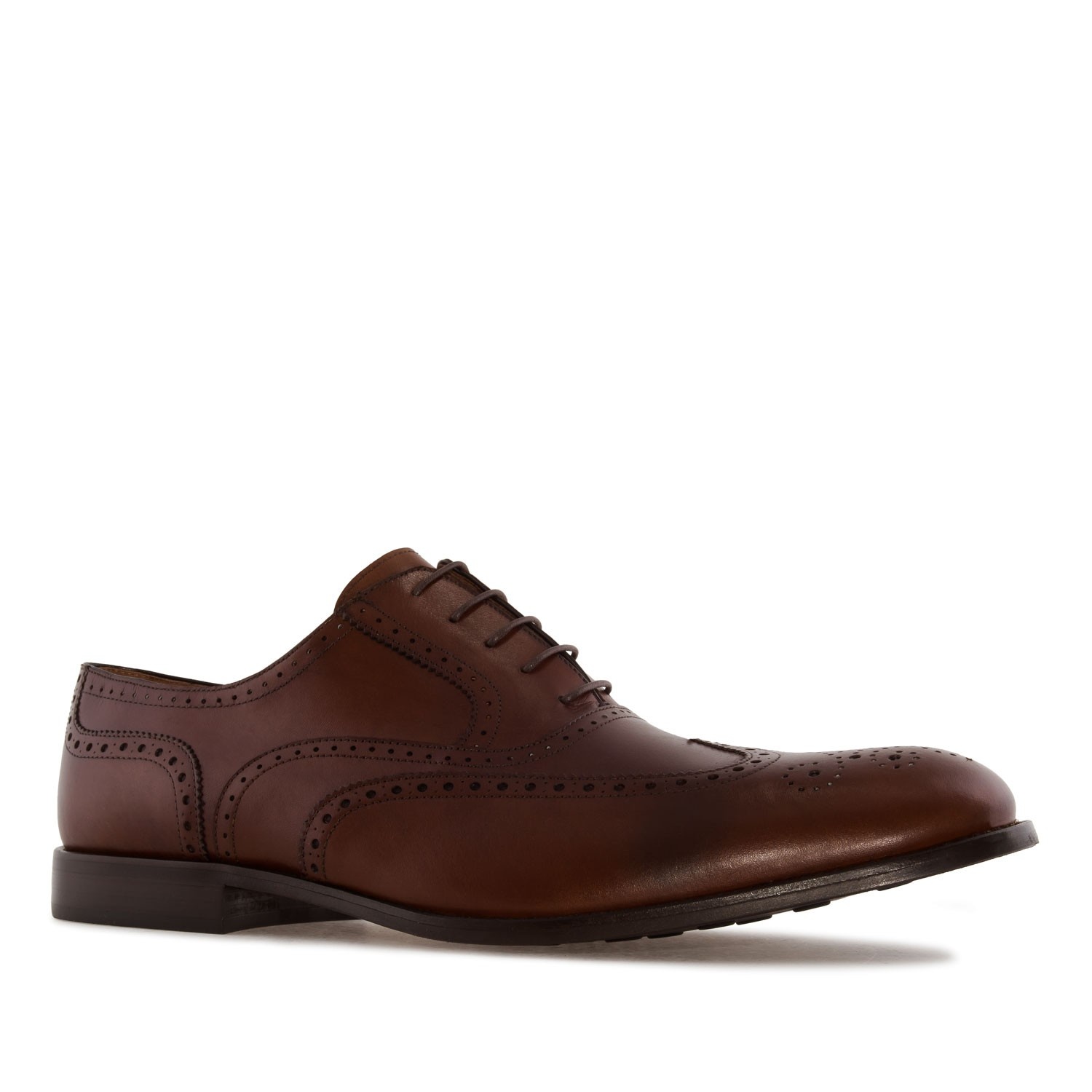 Men's Oxford Shoes in Mahogany coloured Leather - Andrés Machado