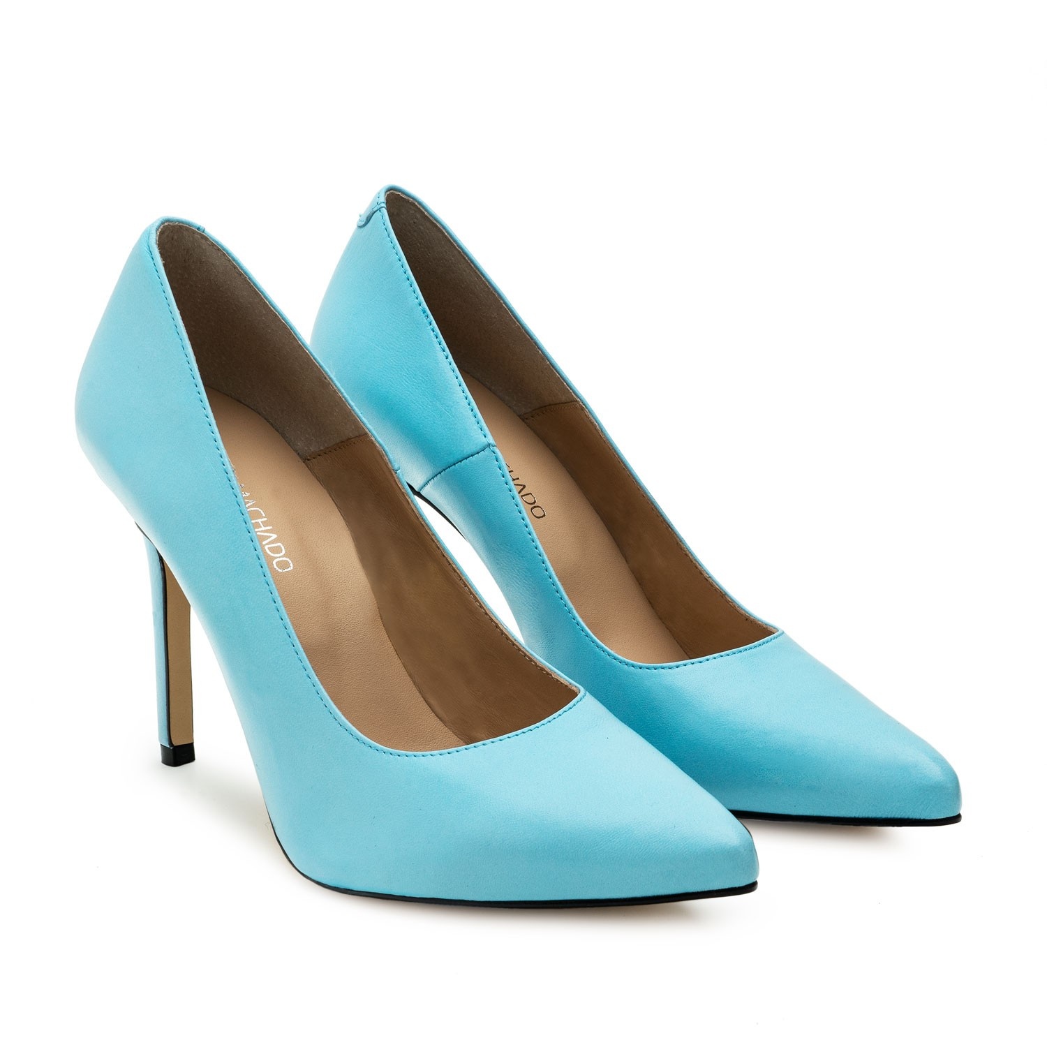 Light blue clearance peep toe heels