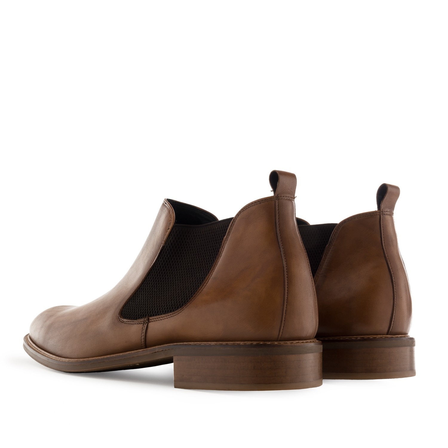 Chelsea boots homme cuir marron made in Portugal